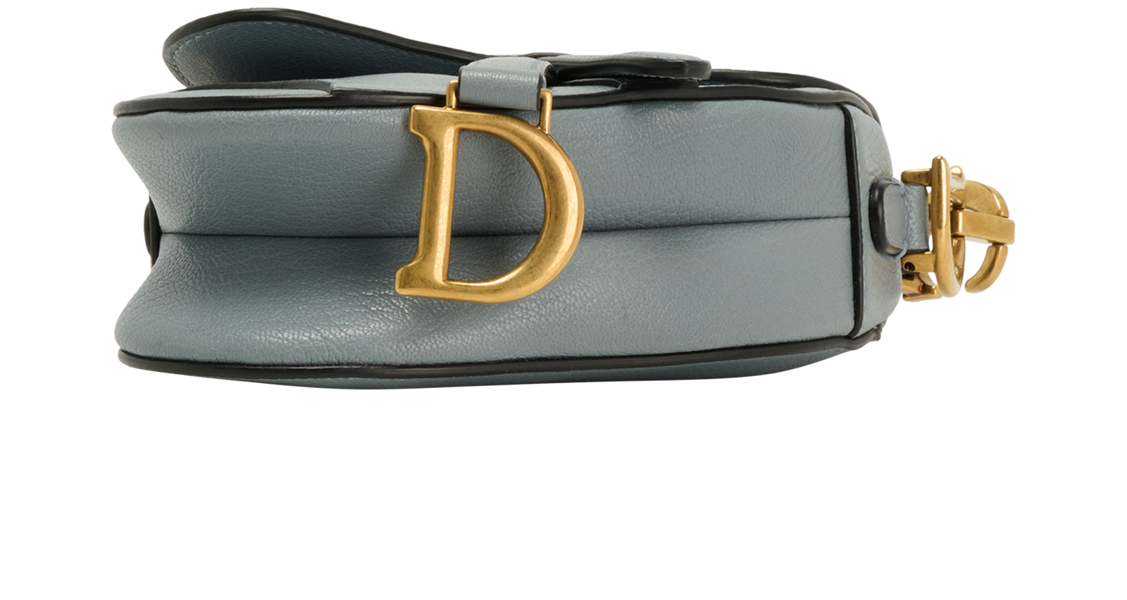 Micro Saddle, &pound;950, Handbags, Blue, Leather, Top view